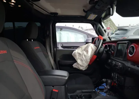 2020 Jeep Wrangler Unlimited Rubicon 4X4 z USA, uszkodzony, nr VIN 1C4HJXFG9LW277440